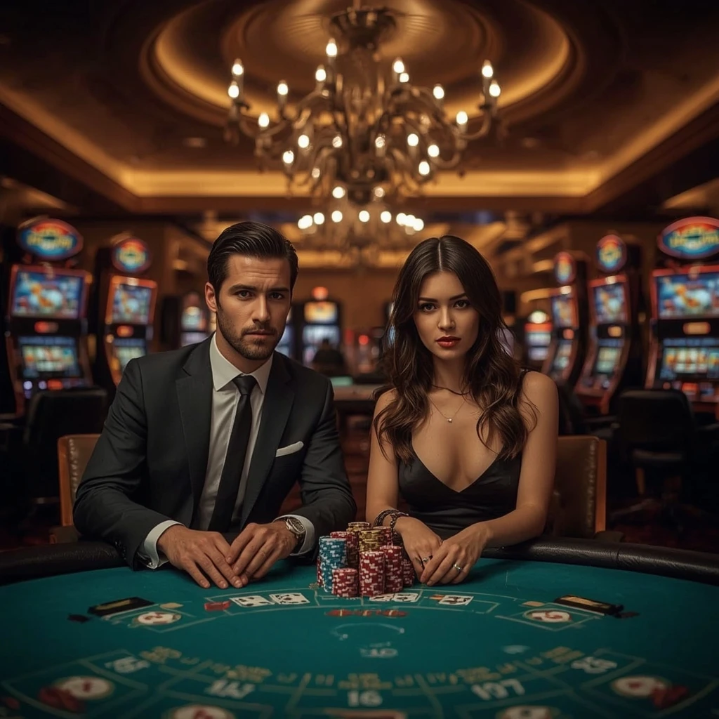 Deux joueurs de poker dans un Winsmania Casino